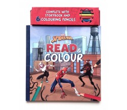 Marvel Spider-Man Read & Colour - With 6 Colouring Pencils